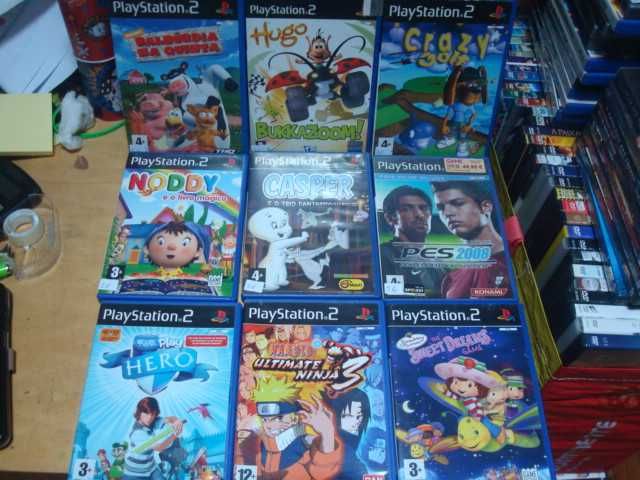 lote de 9 jogos originais ps2
