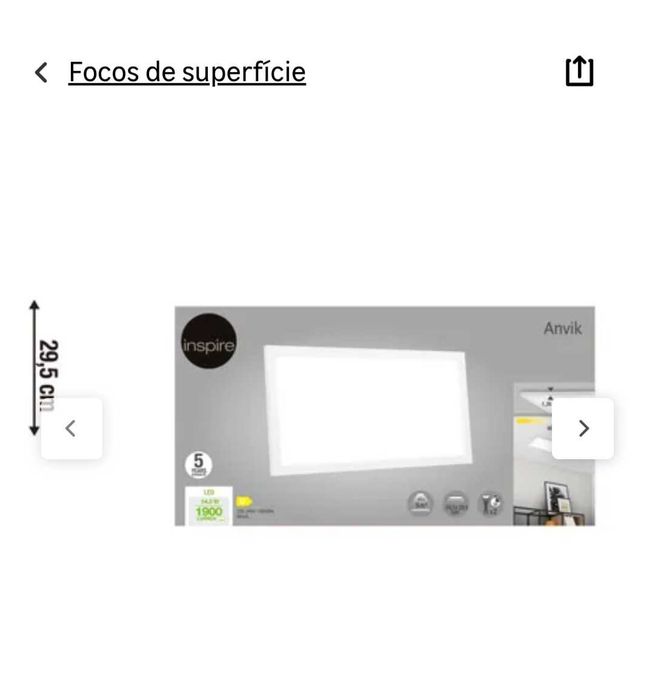 Plafond teto LED