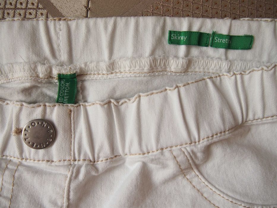 Стильные джинсы скинни Benetton Pocopiano Германия р.152 девочке