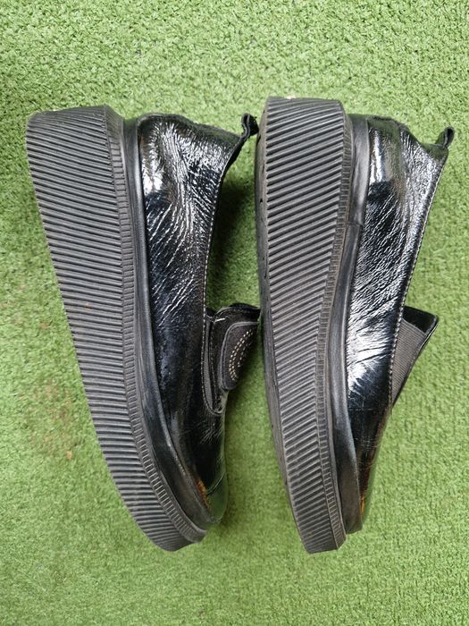 Buty lakierki skóra naturalna 36/37