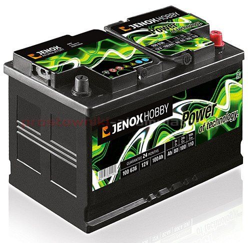 Akumulator do łodzi Jenox Hobby100Ah MARINE do łodzi/kampera Gdańsk