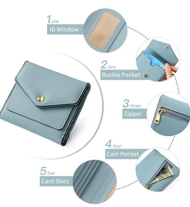 DEIPSMK – Stylowy Portfel Damski z Blokadą RFID