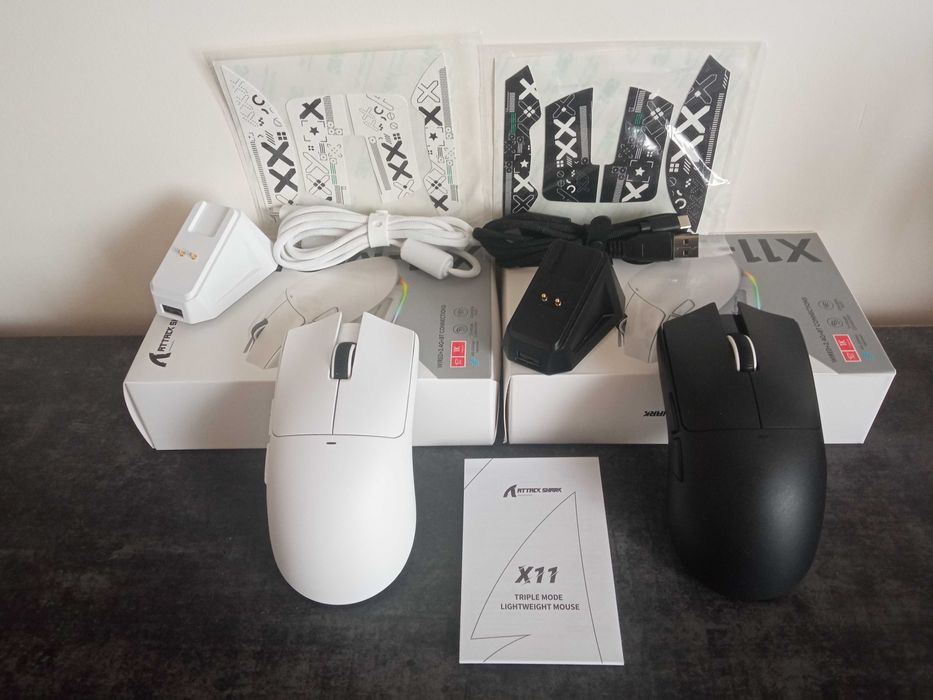 Нові Бездротові ігрові миші Attack Shark X11 PW3311+Гріпси