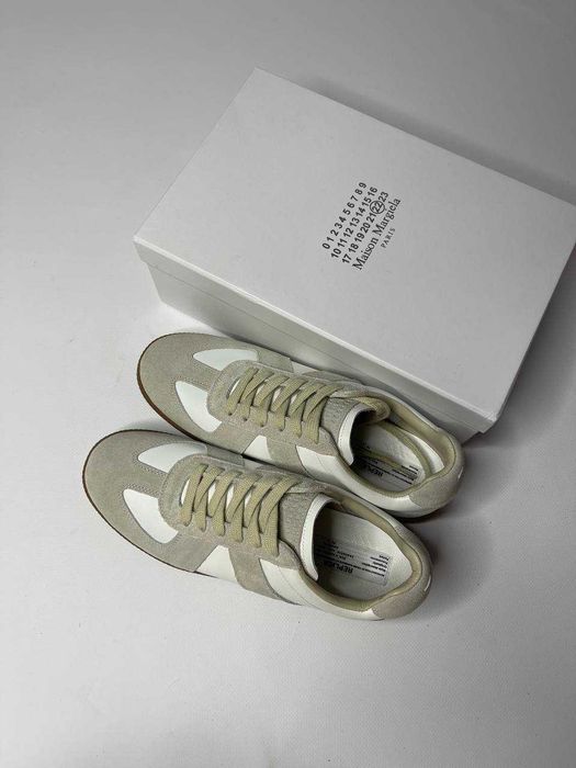 Maison Margiela Replica Gats кеди сірі кросівки кеды серые кроссовки