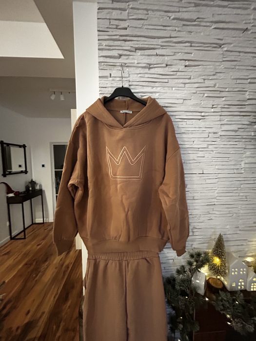 Dres damski ocieplany komplet dresowy ocieplany damski gruby XS S M