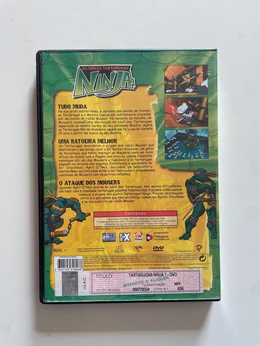 As Novas Tartarugas Ninjas 1 [2004 DVD]
