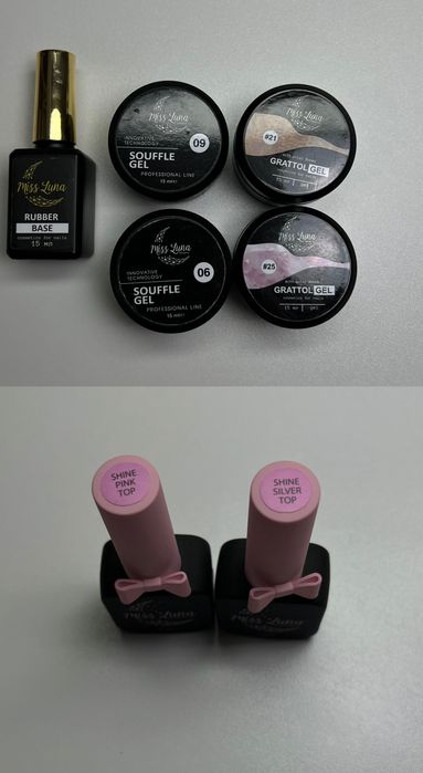 гель лаки гелі для манікюру Gama Dark Touch Karo Weex Valeri Miss Luna