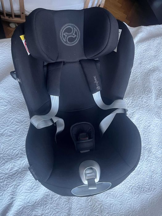 Cybex Sirona Z2 i-Size Deep Black + baza Z2 (ISOFIX) – fotelik 0–18 kg