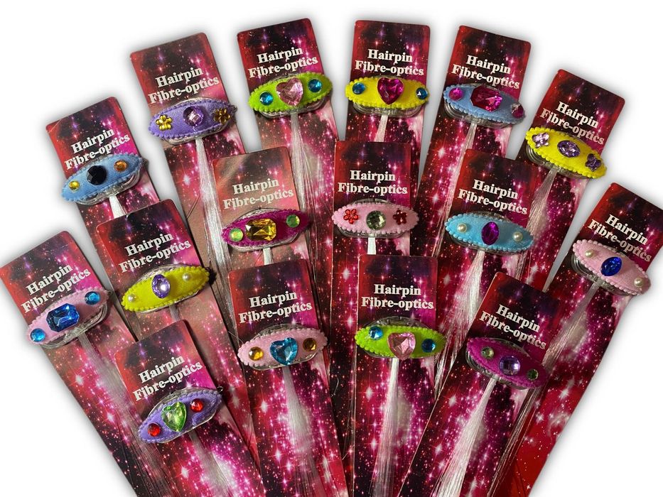 10 szt ozdób do włosów LED