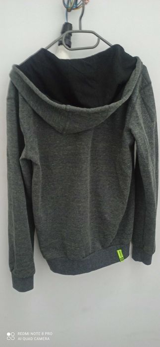 Bluza rozpinana z kapturem Cropp XS szara