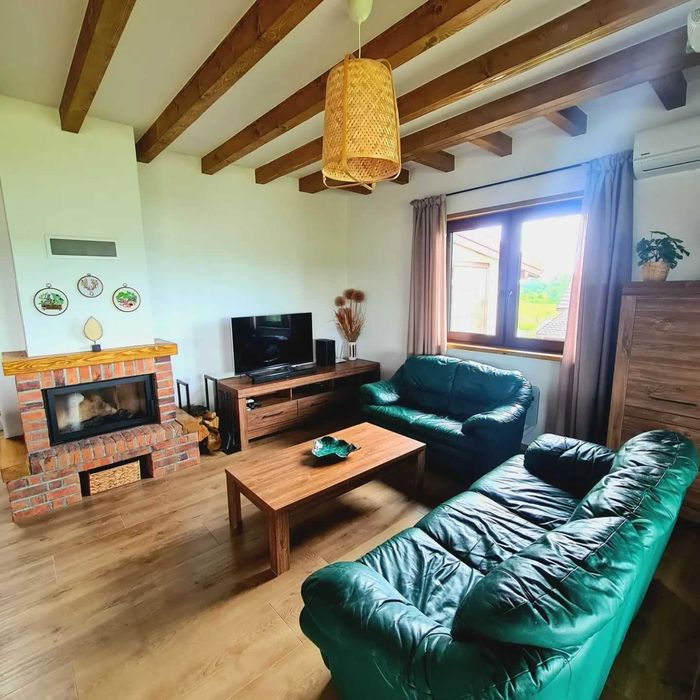 Widokówka Leleszki - Mazury | Duży dom nad jeziorem | max. 17 osób | sauna, balia, kominek, pomost, łódka | Sylwester, Święta, Wakacje, Ferie, Ślub