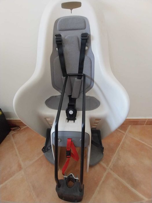 Cadeira de Bicicleta Bebé Fixação no Quadro Beje