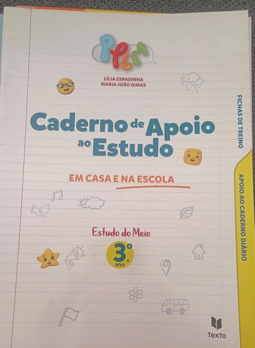 Cadernos de Apoio ao estudo 3°Ano