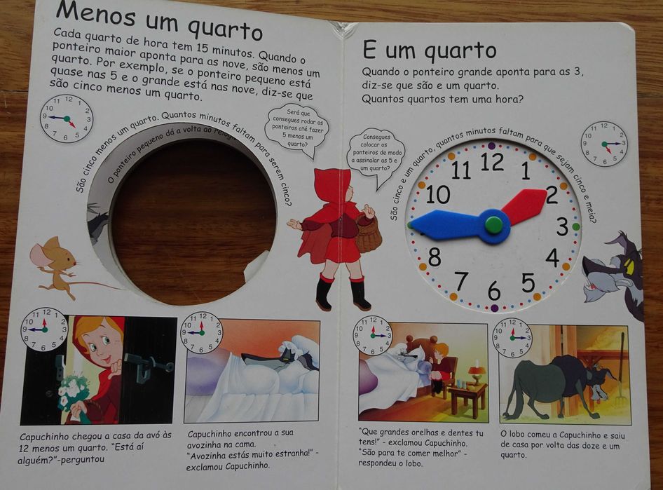 Aprender As Horas (Com a Capuchinho Vermelho)