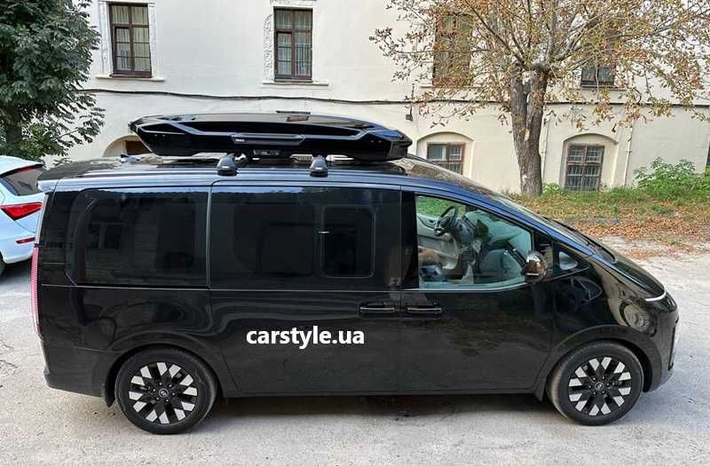 Бокс на дах авто Thule Motion 3 XL Low Black 216x89x35 см 400л БВ як Dynamic Exellence нові вживані вітринні автобокси чорний сірий глянець заниженний