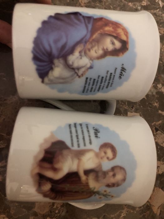 Chávenas novas Mãe e Pai