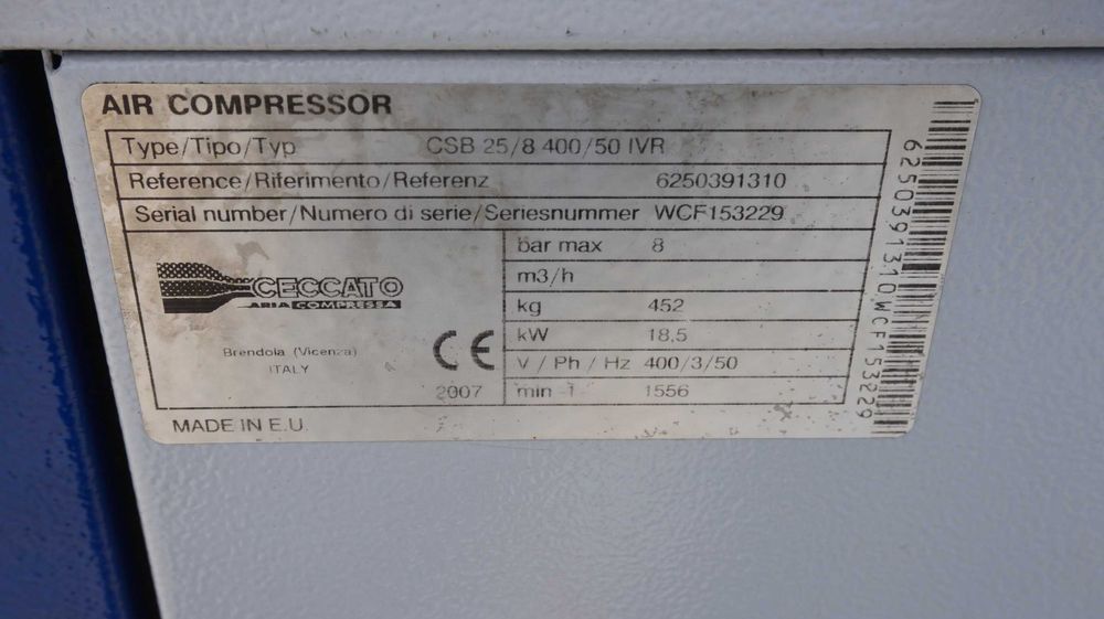 Sprężarka/Kompresor Ceccato  CSB25/8