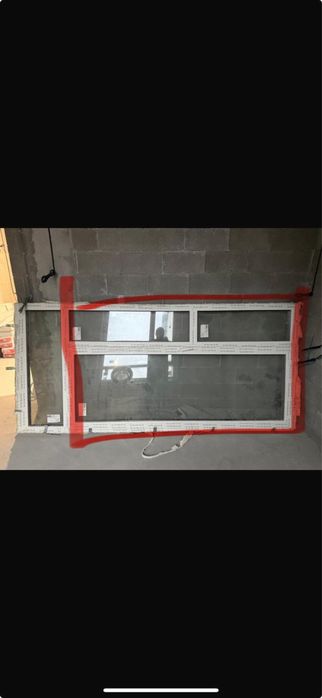 Двері балконні 2700х 1200