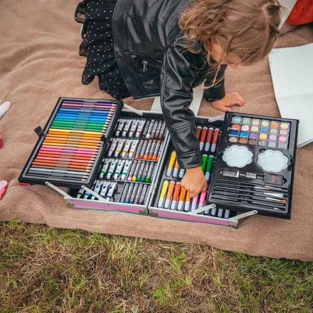 Набор для рисования творчества в чемодане Набір для малювання в кейсі
