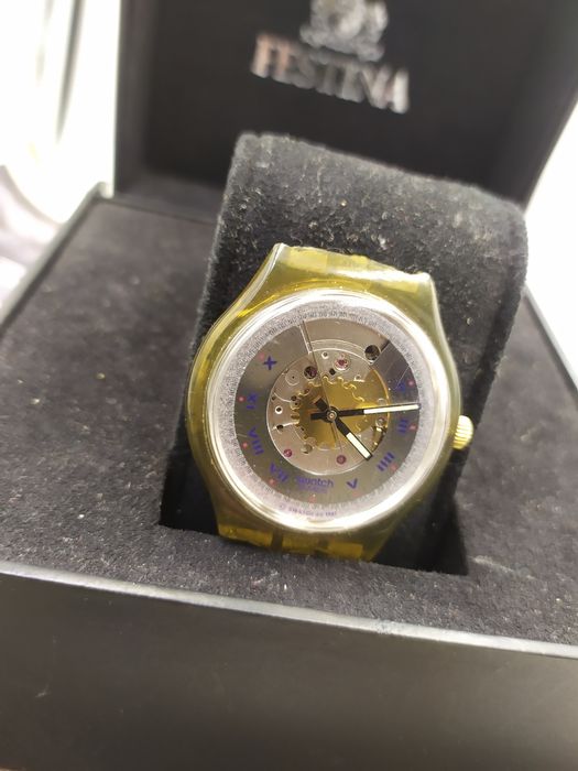 Zegarek Swatch automat eta Swiss na mechanizm