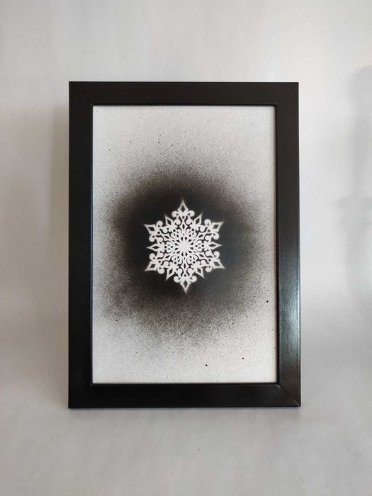 Quadro stencil, feito por mim