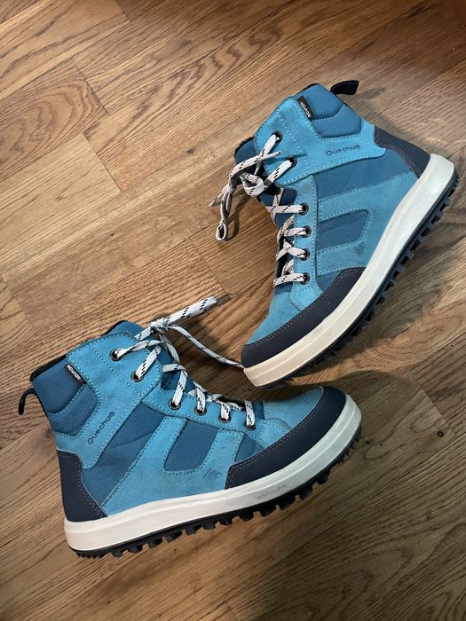 Trapery buty Quechua  decathlon roz 35 zimowe nieprzemakalne