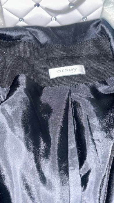 Czarny Komplet Garnitur ze spódniczką Orsay rozmiar 38 i 40