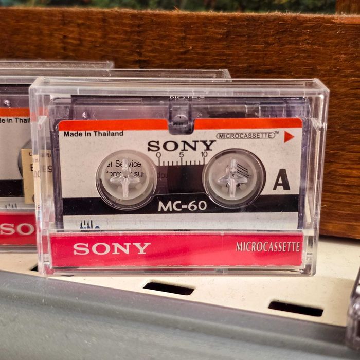 Microcassete SONY MC-60 – 60 Minutos – Com Caixa Original