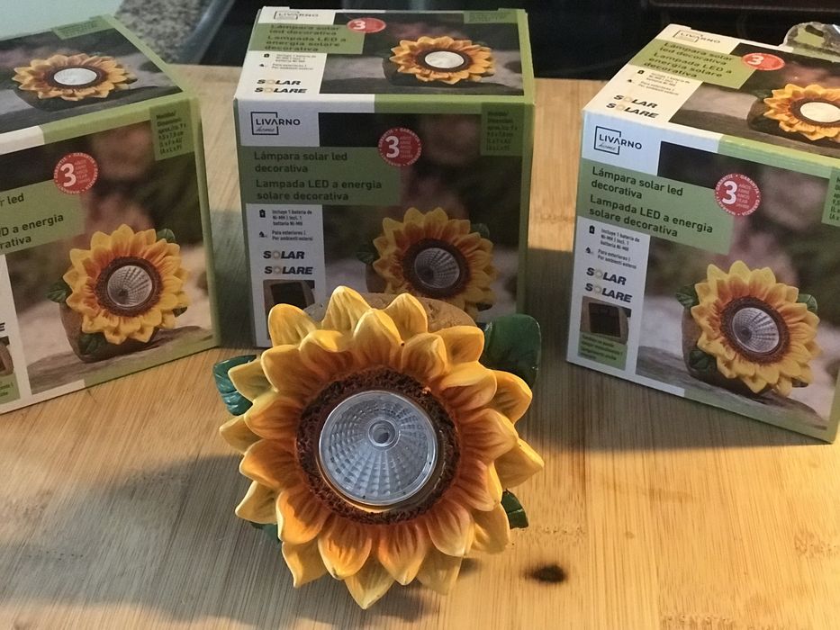 3 Lampadas Solar Led