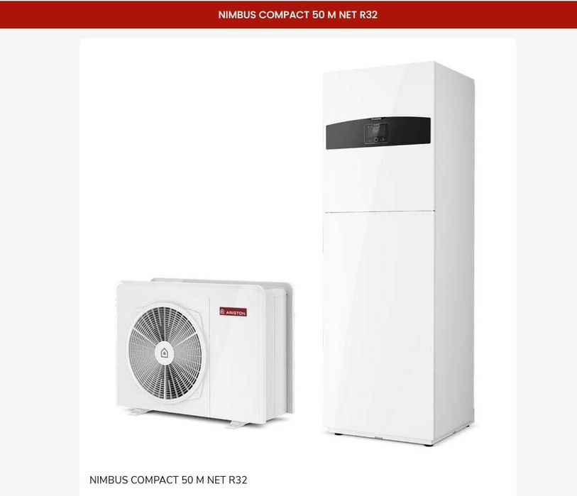Pompa Ciepła ARISTON Nimbus Compact 50 M NET R32 - od ręki