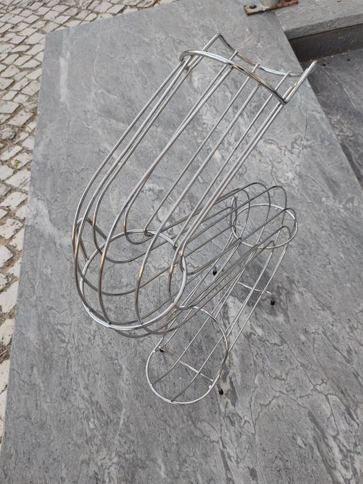 Suporte fruteira metalica tubolar para laranjas para bar restaurante