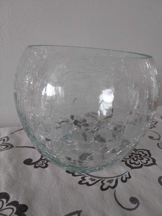 Doniczka, osłonka "popękane szkło"