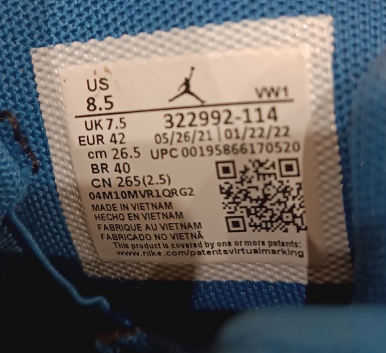 Kpoсівки Air 6 Rings White

322992-114 43