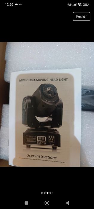 Robot luzes led festas