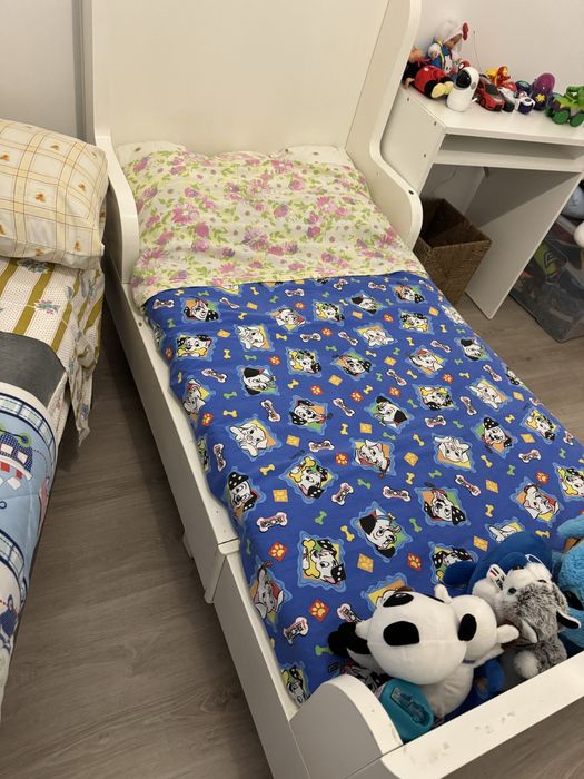 Cama madeira branca