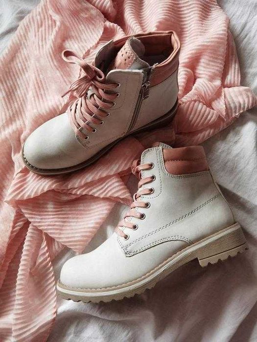 Утеплённые кожаные ботинки Marco Tozzy на замке еврозима