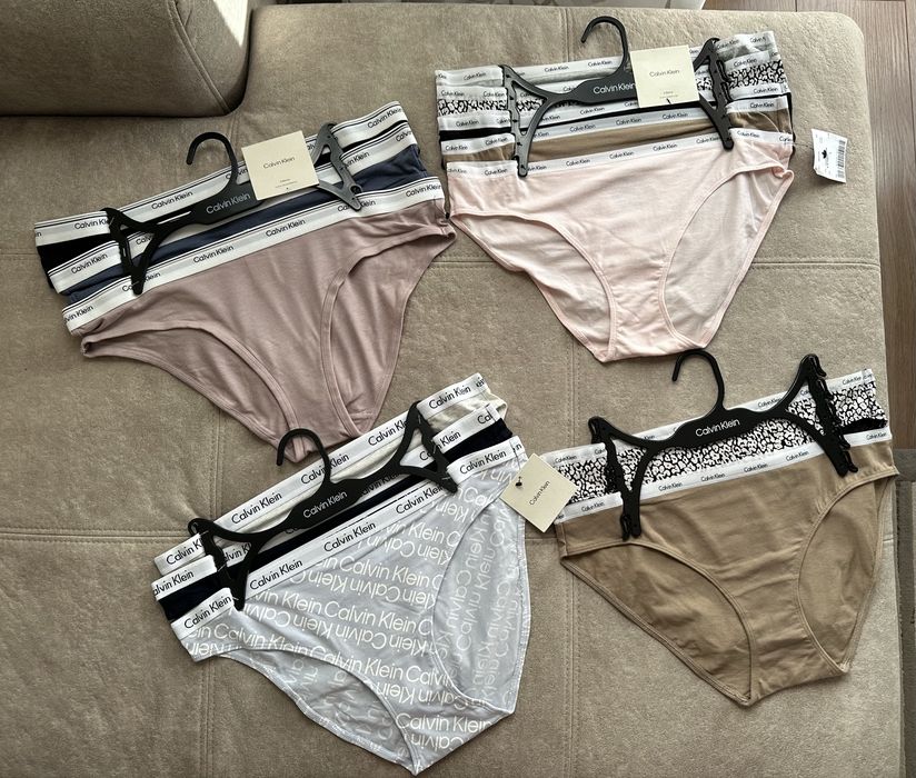 Набори  жіночих трусиків Calvin Klein, Tommy Hilfiger,S,M,L,XL