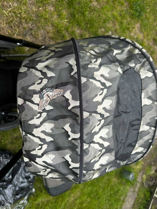 Коляска прогулянкова cybex priam  Platinum, дощовик, зимовий конверт