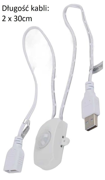 Włącznik czujnik ruchu do urządzeń USB np fontanny - poidełka dla kota