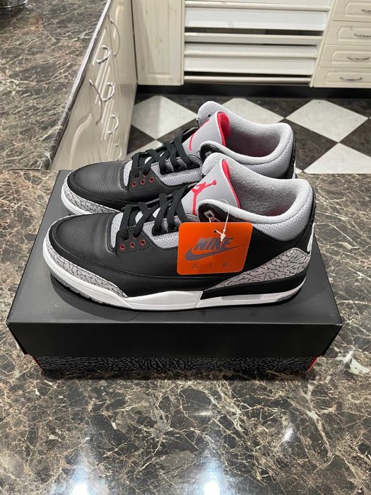 Air Jordan Retro III Black Cement 45 eur