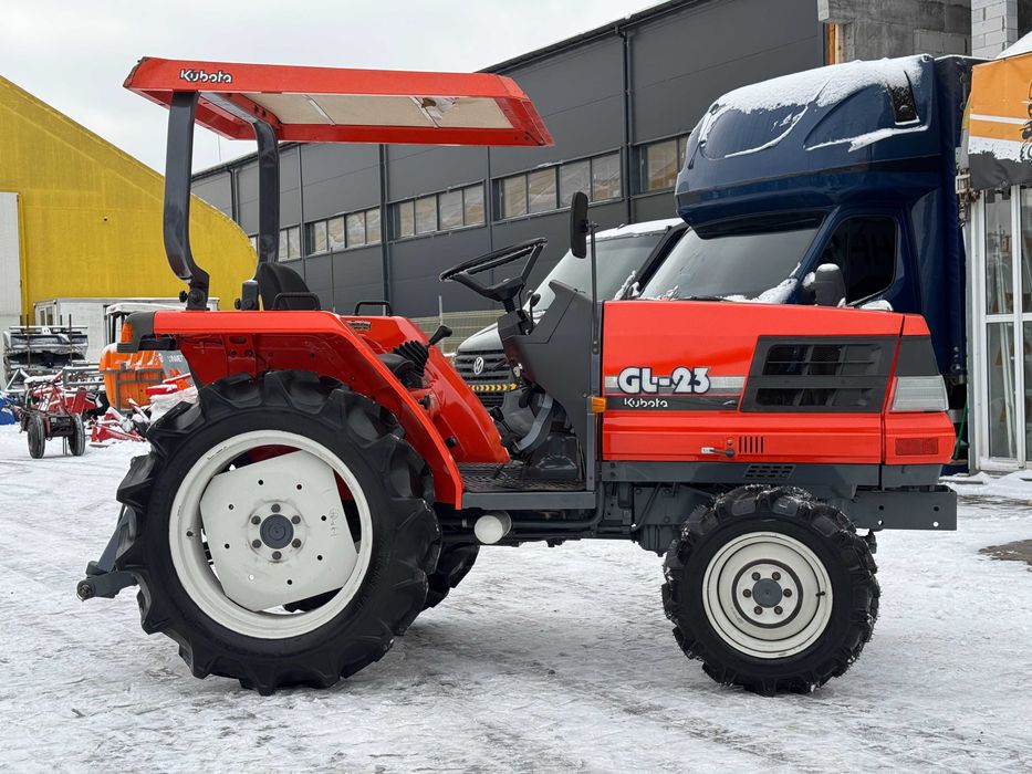 Японський трактор/мінітрактор KUBOTA GL23!+Дашок! РЕВЕРС! 4х4!+ ФРЕЗА