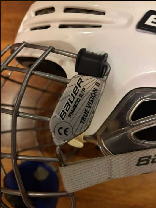 BAUER kask hokejowy regulowany + przyłbica krata
