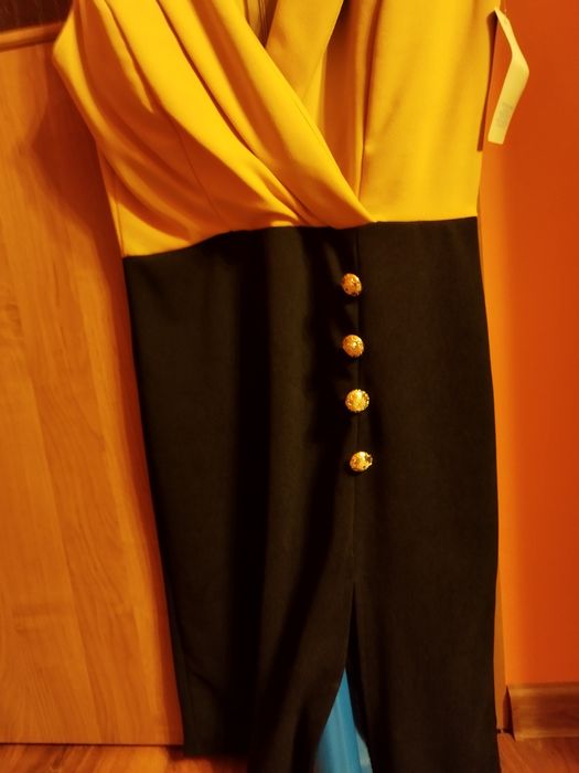 Sukienka elegancka kopertowa 36/38/40
