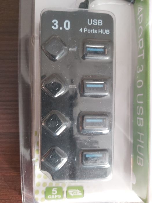 Rozgałęźnik USB, nowy.