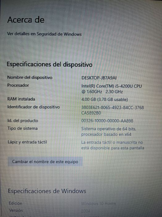 PC Portátil HP Pavillon Core i5