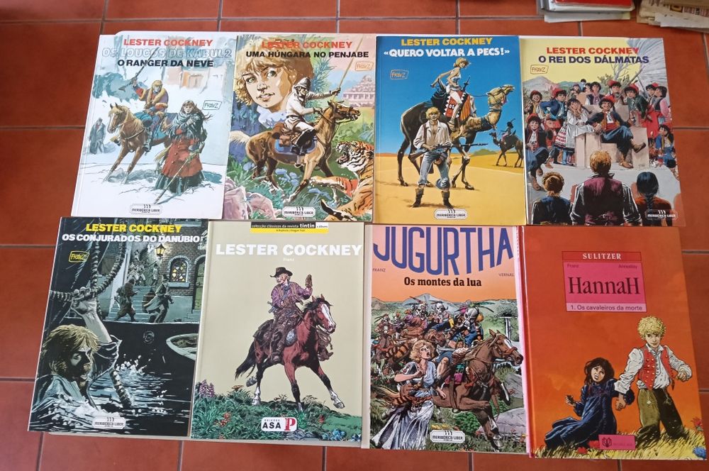 19 Livros Escorpião, O Mercenário, Lester Cockney, Os Passageiros do V