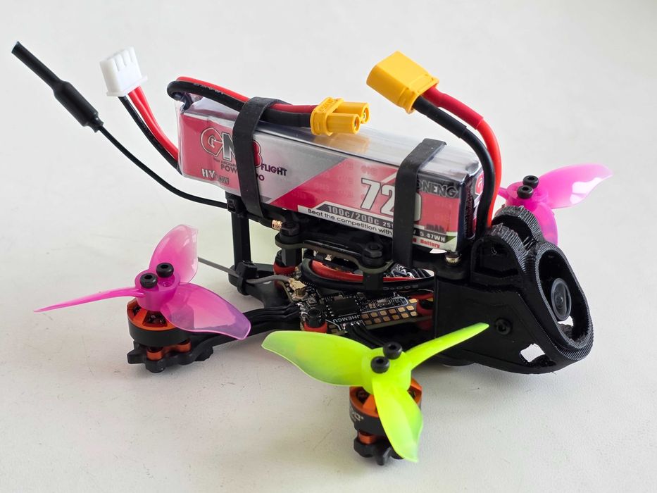 FPV дрон (квадрокоптер) Cub-AIO 2" ELRS, Analog VTX 5.8 GHz