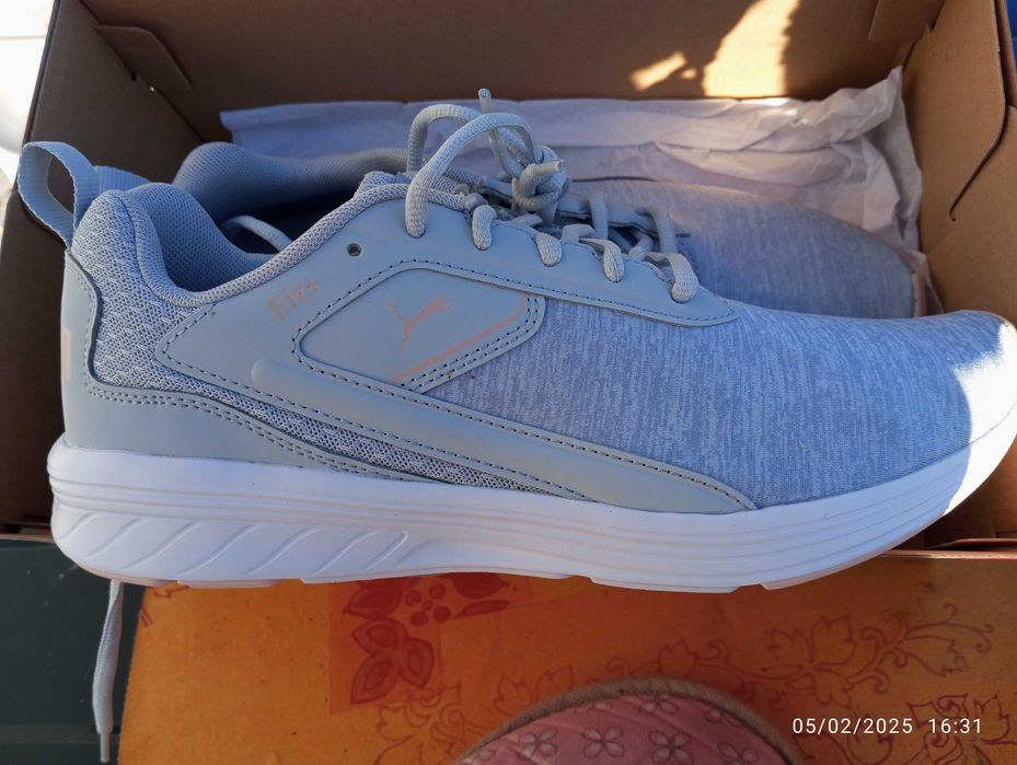 Tênis puma n.41 cinza/rosa