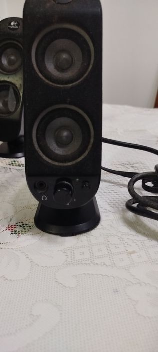 Logitech X‑530 5.1 Surround – Subwoofer + 5 Colunas – Excelente Estado
