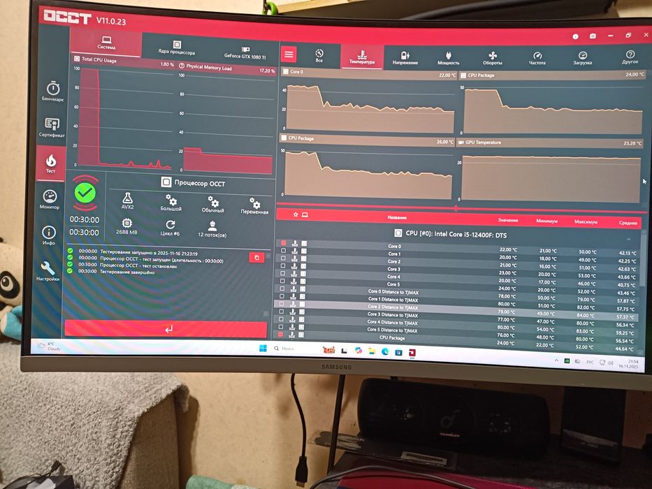 Продам комп'ютер на процесорі Інтел І5-12400F